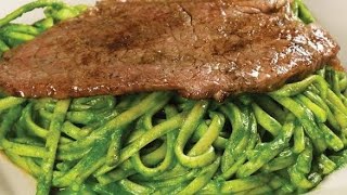 tallarines verdes con bistec [upl. by Nola]