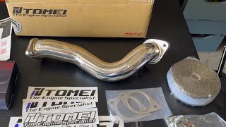 Tomei Overpipe Install for FRSBRZ Pops and flames [upl. by Heyman]