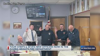 New officials elected for the Elmira Heights Fire Department and Fire Company [upl. by Natal]