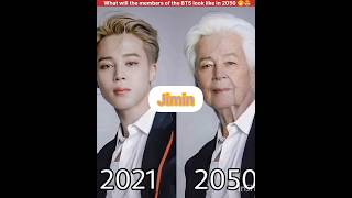 What Will The Members🤩Of The BTS Look🧐Like In 2050🤭😍bts kpopfandom [upl. by Damalis796]