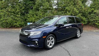 2018 Honda Odyssey EXL with Rear DVD and Apple CarPlay  117k miles Obsidian Blue Pearl [upl. by Yoreel]