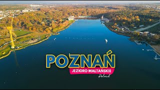 Poznań  Jezioro Maltańskie w Poznaniu  Poznań z lotu ptaka  4K [upl. by Nnayllek]