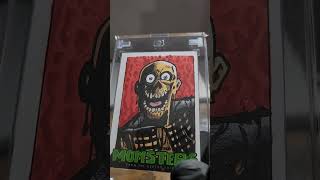 Return Of The Living Dead Tarman sketch cards by Pat Giles and Aaron Laurich The Dead have arrived [upl. by Feerahs]