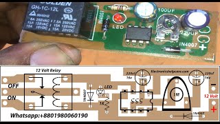 how to make delay timer circuit [upl. by Rafaelita397]