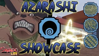 Shindo Life Azarashi Showcase [upl. by Llednew]