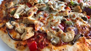 Comment faire Pizza au poulet  homemade Chicken Pizza [upl. by Stoffel]