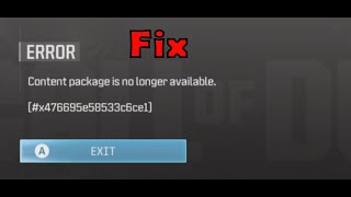 Fix Black Ops 6 Error Content Package Is No Longer Available On Xbox [upl. by Aika]