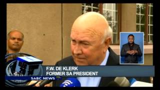 It touches the heart to vote FW de Klerk [upl. by Oruntha]