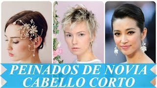 Peinados de novia cabello corto [upl. by Cristine]