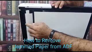 Kyocera M2040dn machine Paper Jam in ADF [upl. by Ahsimet]