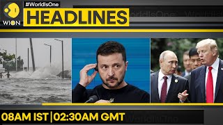 Dont Offer Concessions To Russia Zelensky  Typhoon YinXing Hits Philippines  WION Headlines [upl. by Ablem14]