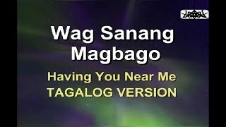 Having You Near Me  Air Supply Tagalog Karaoke Version [upl. by Nosreh]