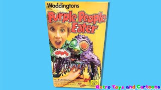 Purple People Eater Waddingtons Game Commercial Retro Toys and Cartoons [upl. by Ahsetan705]