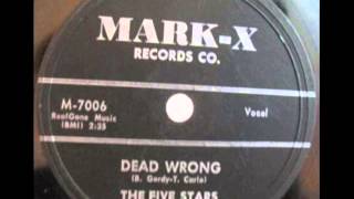 FIVE STARS Dead Wrong 1957 [upl. by Ramaj]