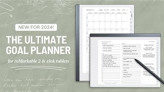 Maximize Your Productivity in 2024 with this Digital Planner for reMarkable Supernote amp Boox tablet [upl. by Georgia]