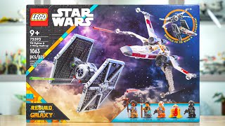 LEGO Star Wars 75393 TIE FIGHTER amp XWING MASHUP Review 2024 [upl. by Linn943]