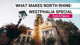 What makes North RhineWestphalia special – Facts amp Figures [upl. by Rialb]