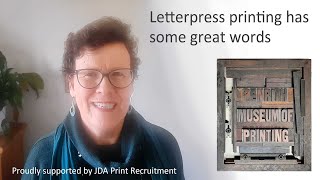 Letterpress Printing has some great words Penrith Museum of Printing [upl. by Eimas]