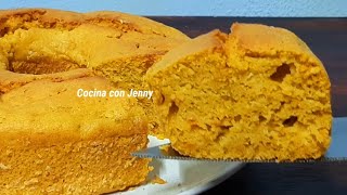 QUEQUE DE ZANAHORIA RECETAS FACIL [upl. by Nosredneh]