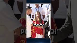 Les moments Princesse Léonore et Gavi fcbarcelona barca football [upl. by Gard]