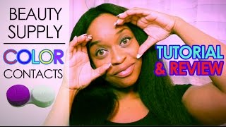 20 Beauty Supply Colored Contacts Review [upl. by Mavilia]