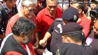 May Day Police arrest six antiGST protesters [upl. by Ynalem]