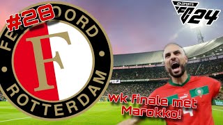 WK FINALE MET MAROKKO EA SPORTS FC 24 MARK VAN BOMMEL CAREER MODE 28 NEDERLANDS COMMENTAAR [upl. by Enahs]