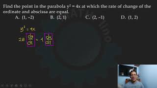 MSTE Refresher Lite Set 1 Equal Rate of Change of Ordinate and Abscissa [upl. by Wickman]