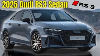 New 2025 Audi RS3 8Y Sedan Facelift Revealed [upl. by Colpin]