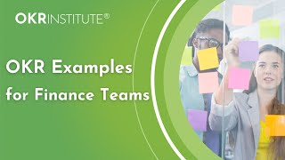 OKRs for Finance Teams [upl. by Thrasher]