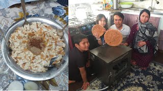 New day and deliciousamp old food of rural Afghanistan village life [upl. by Eenal]