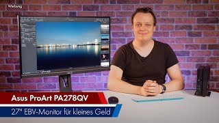 Asus ProArt PA278QV  Günstiger sRGBMonitor für Fotografen amp Filmer Werbung [upl. by Adnamaa]