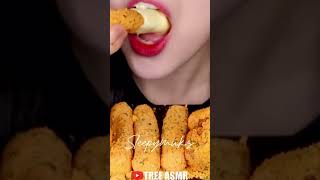 asmr bburinkle  ​⁠treeasmr mukbang eating sounds shorts [upl. by Eidnew]