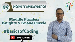 Solving Muddy Puzzle  Knaves and Knights Puzzle  Logic Puzzles  Discrete Mathematics [upl. by Ailaza]