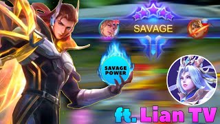 New Lancelot BREN ESPORTS Skin Gives You Savage ft liantvv  MLBB [upl. by Suhploda]