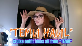 TEMU HAUL Cruise outfit ideas and all from Temu Very affordable [upl. by Ahsetan]