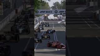 Creating crashes in the F1 24 game Baku edition pt2 f12024 f1accident f1onboard f1crash [upl. by Schaffer]