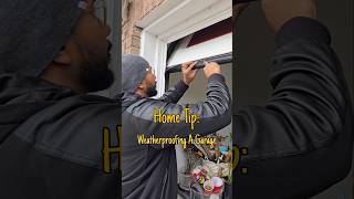 Weatherproofing A garage Door [upl. by Sone88]