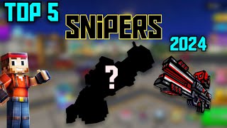 TOP 5 Snipers 2024  Best Snipers in Pixel Gun 3D [upl. by Sosthena]