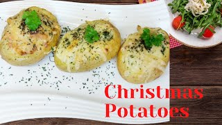 Very Filled Twice Baked Potatoes A Christmas must have CookingVideo VIDEOSPECIFIC [upl. by Nellda]