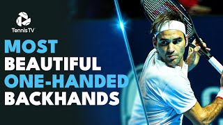 Most Beautiful OneHanded Backhands Ever Caught On Camera 🤩 [upl. by Tilagram]