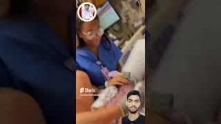 mother painful delivery newborn twins baby 😘💖 pain cant explain shorts ytshorts trending mbbs [upl. by Berget]