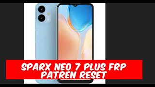 sparx neo 7 plus frp patren reset [upl. by Neened]