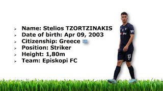 Stelios TZORTZINAKIS  Player Profile ► Striker [upl. by Kubetz]