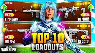 TOP 10 BROKEN META Loadouts in Warzone [upl. by Soirtemed]