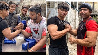 ARMWRESTLING 💪OPEN CHAMPIONSHIP ALL MATCHES WITH NATIONAL CHAMPIONS OF INDIA🦁Aryan Kandari [upl. by Enaasiali557]