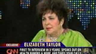 Elizabeth Taylor talks about Michael Jackson on Larry King [upl. by Euphemie182]