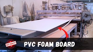 PVC FOAM BOARD LIVE PRODUCTION  PVC WPC BOARD MANUFACTURING PROCESS  EEZEE BOARD wpc pvc [upl. by Nissa790]