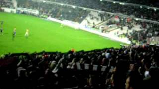 Sen benim her gece efkarım Kapalıda durmadan Beşiktaş  Ankaracücü Ekim 2009 [upl. by Rodger]