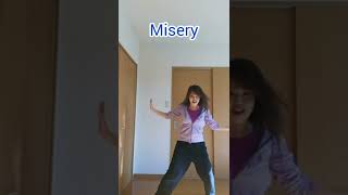 glee  Misery shorts glee dance cover [upl. by Enrobso]